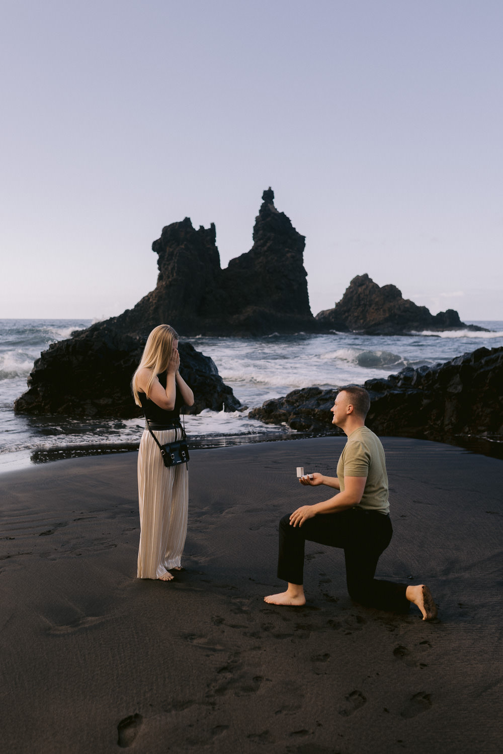 Proposal in Tenerife at Playa Benijo